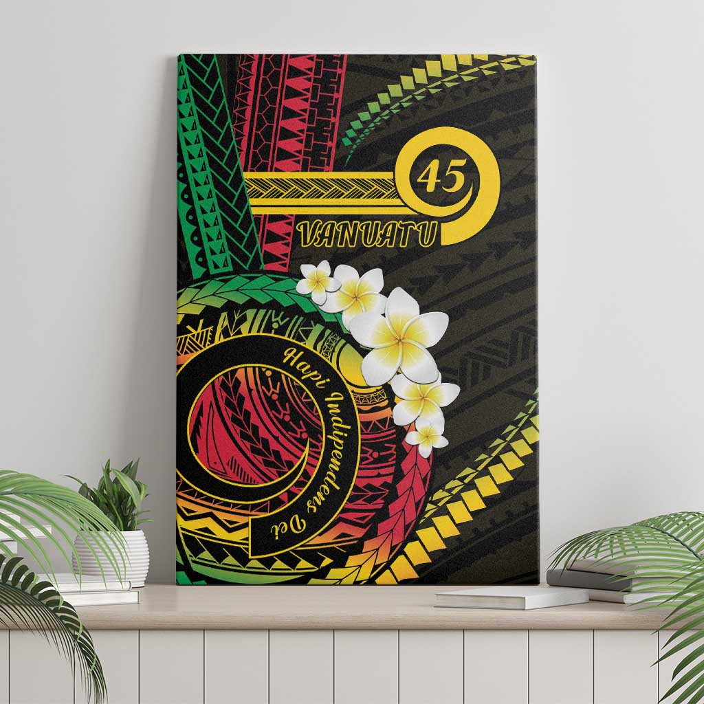 Vanuatu Independence Day Canvas Wall Art Yumi 45th Hapi Indipendens Dei LT01 - Polynesian Pride
