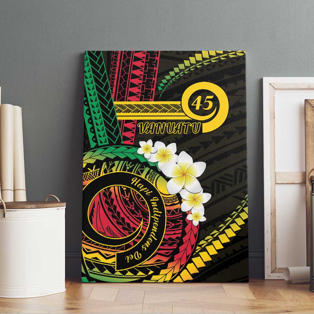 Vanuatu Independence Day Canvas Wall Art Yumi 45th Hapi Indipendens Dei LT01 - Polynesian Pride