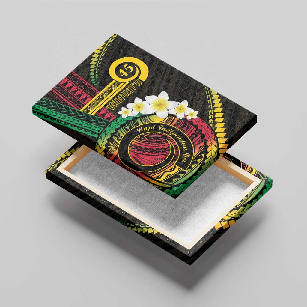 Vanuatu Independence Day Canvas Wall Art Yumi 45th Hapi Indipendens Dei LT01 - Polynesian Pride