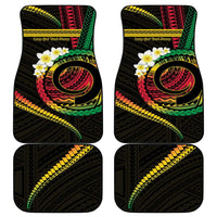 Vanuatu Independence Day Car Mats Yumi 45th Hapi Indipendens Dei LT01 - Polynesian Pride
