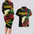 Vanuatu Independence Day Couples Matching Long Sleeve Bodycon Dress and Hawaiian Shirt Yumi 44th Hapi Indipendens Dei