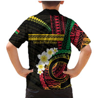 Vanuatu Independence Day Family Matching Mermaid Dress and Hawaiian Shirt Yumi 46th Hapi Indipendens Dei LT01 - Polynesian Pride