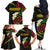 Vanuatu Independence Day Family Matching Off The Shoulder Long Sleeve Dress and Hawaiian Shirt Yumi 44th Hapi Indipendens Dei