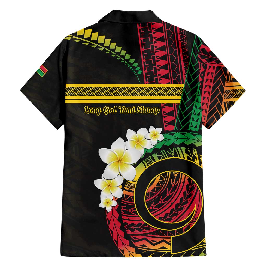 Vanuatu Independence Day Family Matching Puletasi and Hawaiian Shirt Yumi 45th Hapi Indipendens Dei LT01 - Polynesian Pride