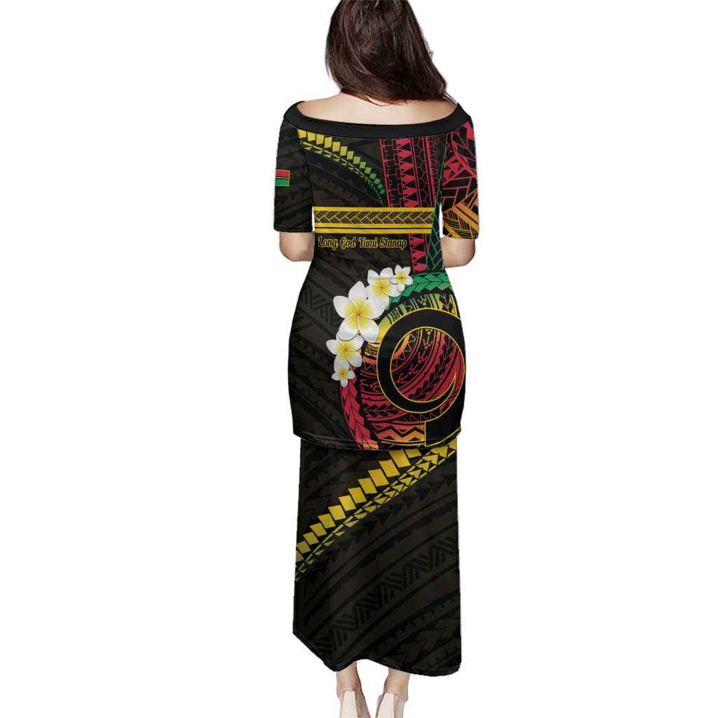Vanuatu Independence Day Family Matching Puletasi and Hawaiian Shirt Yumi 45th Hapi Indipendens Dei LT01 - Polynesian Pride
