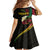 Vanuatu Independence Day Family Matching Short Sleeve Bodycon Dress and Hawaiian Shirt Yumi 44th Hapi Indipendens Dei