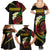 Vanuatu Independence Day Family Matching Summer Maxi Dress and Hawaiian Shirt Yumi 44th Hapi Indipendens Dei