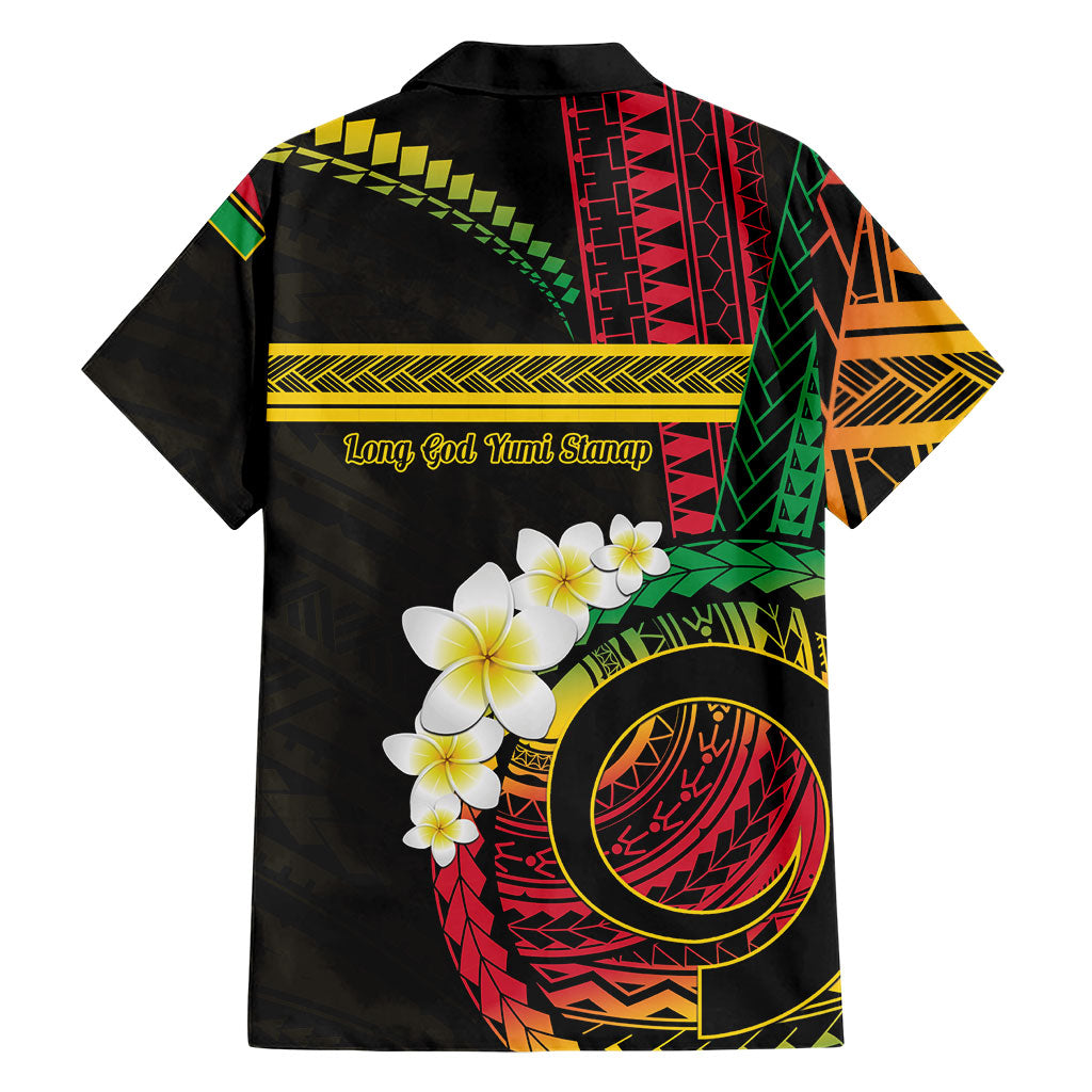 Vanuatu Independence Day Family Matching Summer Maxi Dress and Hawaiian Shirt Yumi 46th Hapi Indipendens Dei LT01 - Polynesian Pride