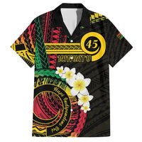 Vanuatu Independence Day Hawaiian Shirt Yumi 45th Hapi Indipendens Dei LT01 Black - Polynesian Pride