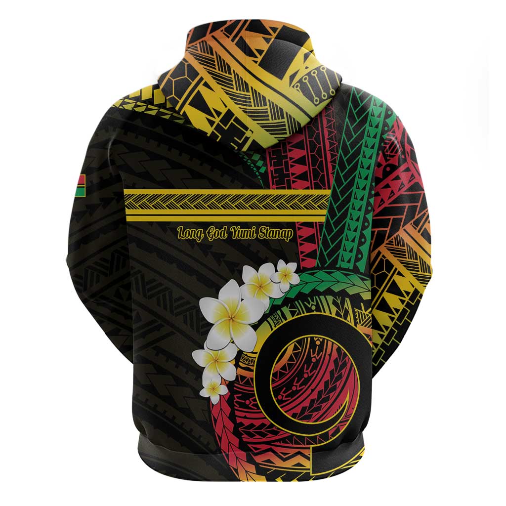 Vanuatu Independence Day Hoodie Yumi 45th Hapi Indipendens Dei LT01