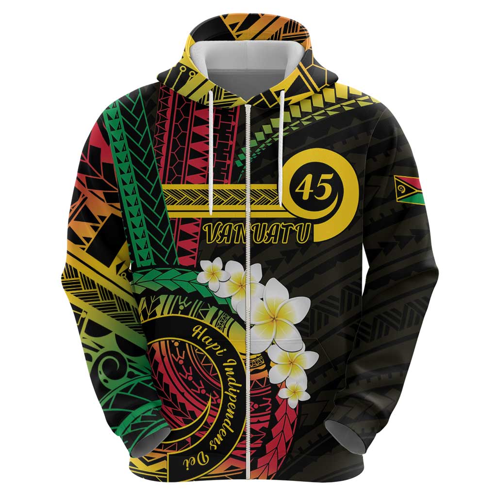 Vanuatu Independence Day Hoodie Yumi 45th Hapi Indipendens Dei LT01