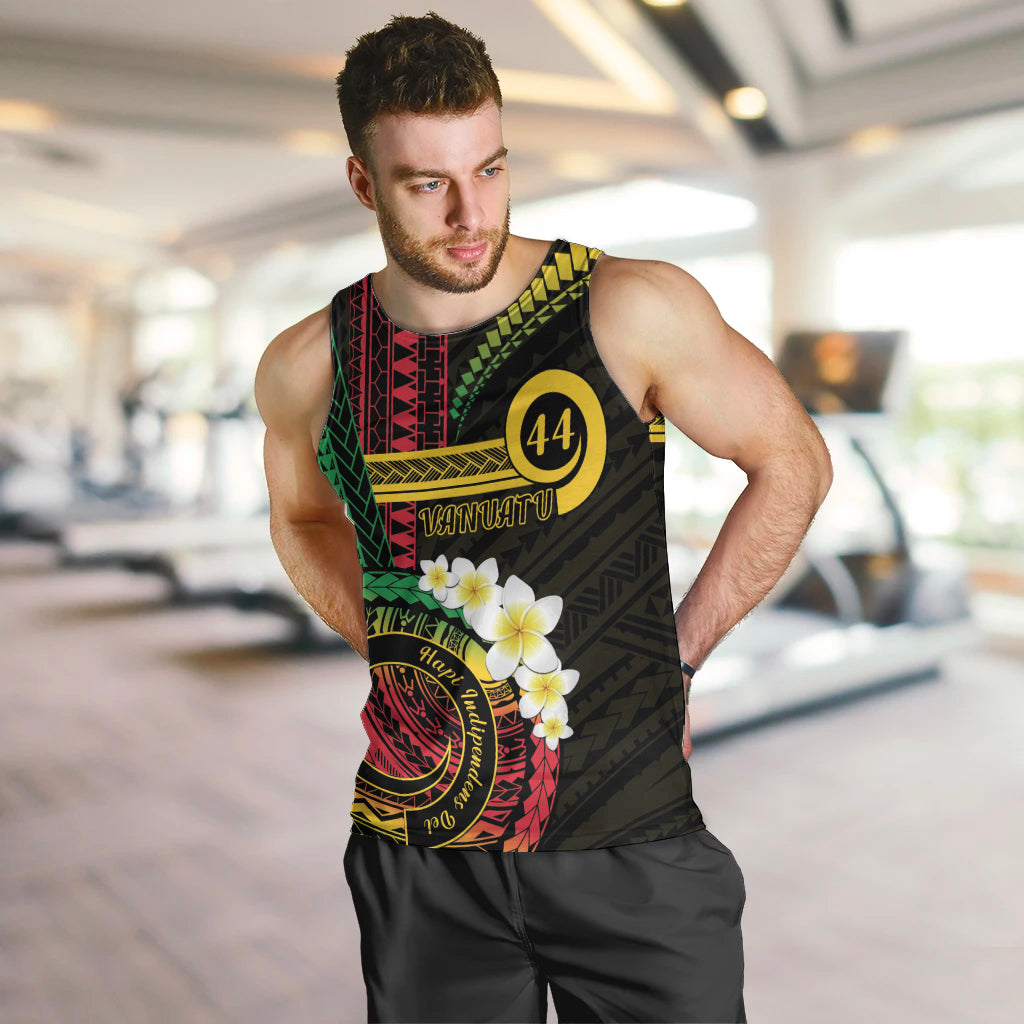 Vanuatu Independence Day Men Tank Top Yumi 44th Hapi Indipendens Dei