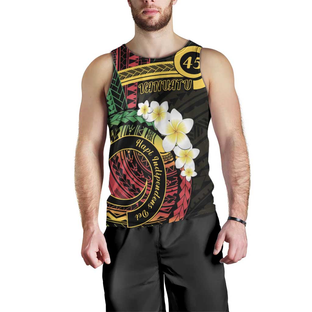 Vanuatu Independence Day Men Tank Top Yumi 45th Hapi Indipendens Dei LT01