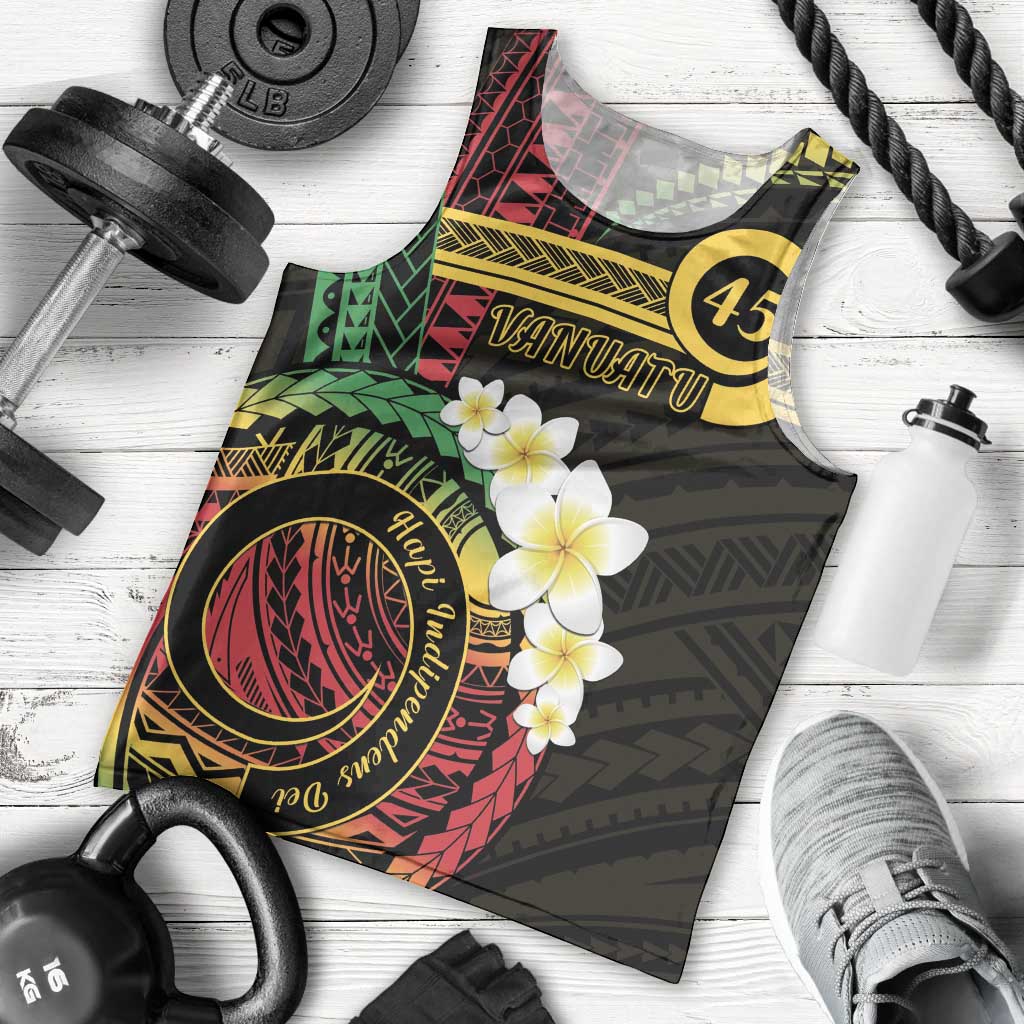 Vanuatu Independence Day Men Tank Top Yumi 45th Hapi Indipendens Dei LT01