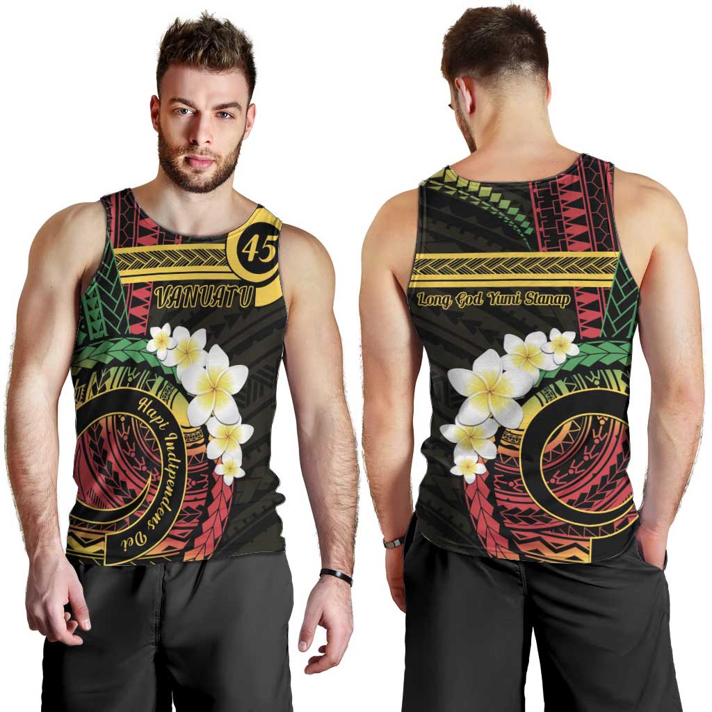 Vanuatu Independence Day Men Tank Top Yumi 45th Hapi Indipendens Dei LT01