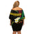 Vanuatu Independence Day Off Shoulder Short Dress Yumi 44th Hapi Indipendens Dei