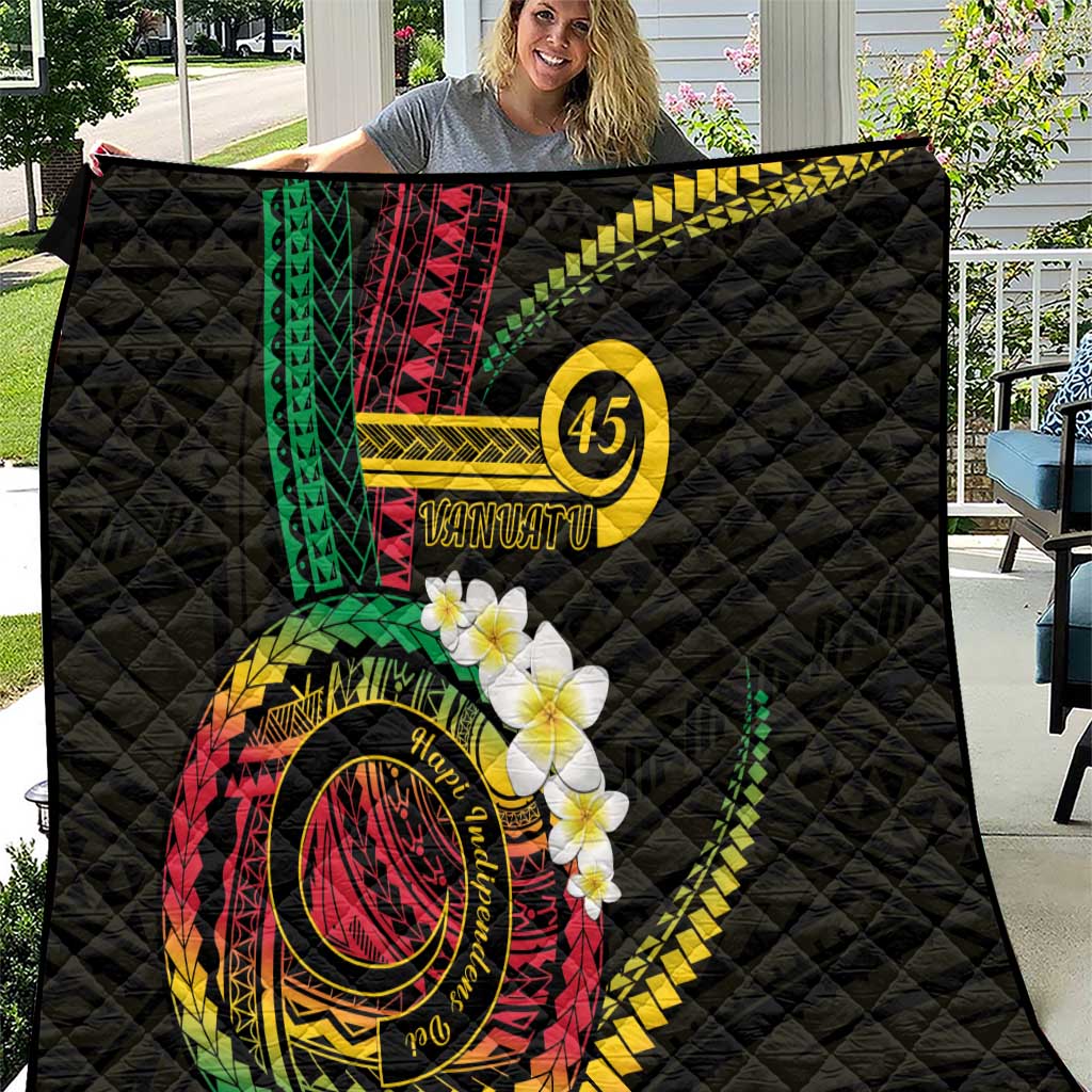 Vanuatu Independence Day Quilt Yumi 45th Hapi Indipendens Dei LT01