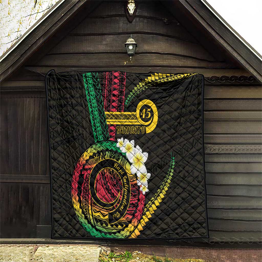 Vanuatu Independence Day Quilt Yumi 45th Hapi Indipendens Dei LT01