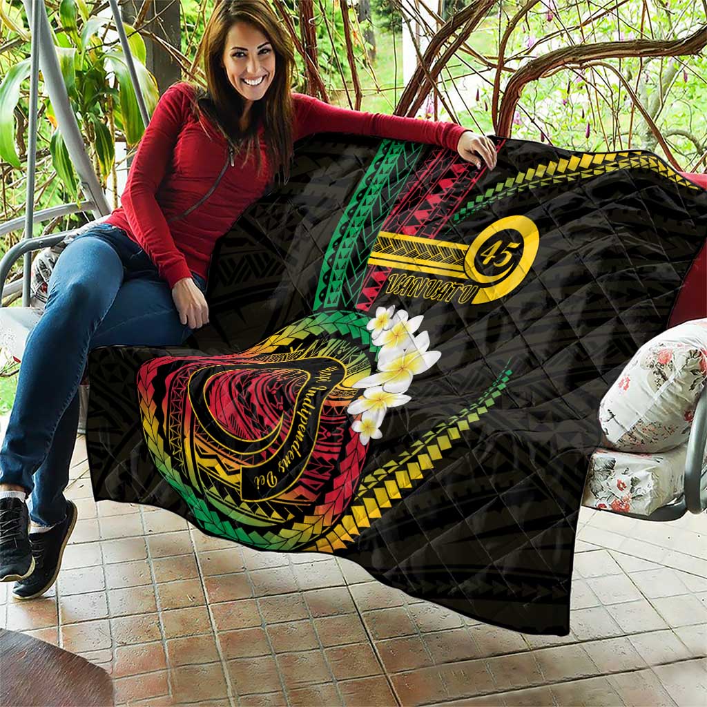 Vanuatu Independence Day Quilt Yumi 45th Hapi Indipendens Dei LT01