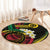 Vanuatu Independence Day Round Carpet Yumi 44th Hapi Indipendens Dei