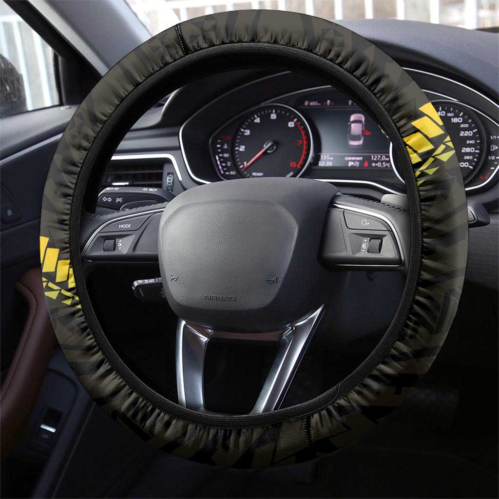 Vanuatu Independence Day Steering Wheel Cover Yumi 45th Hapi Indipendens Dei LT01 - Polynesian Pride
