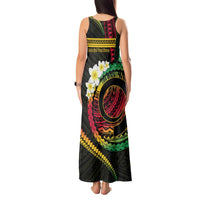 Vanuatu Independence Day Tank Maxi Dress Yumi 45th Hapi Indipendens Dei LT01 - Polynesian Pride