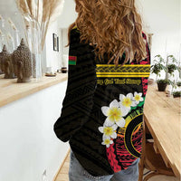 Vanuatu Independence Day Women Casual Shirt Yumi 45th Hapi Indipendens Dei LT01