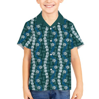 Pikake Maile Tiare Lei Hawaiian Shirt Polu Lauhala Pattern
