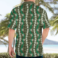 Pikake Maile Tiare Lei Hawaiian Shirt Omaomao Lauhala Pattern