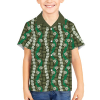 Pikake Maile Tiare Lei Hawaiian Shirt Omaomao Lauhala Pattern