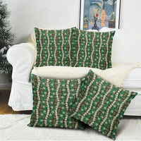 Pikake Maile Tiare Lei Pillow Cover Omaomao Lauhala Pattern