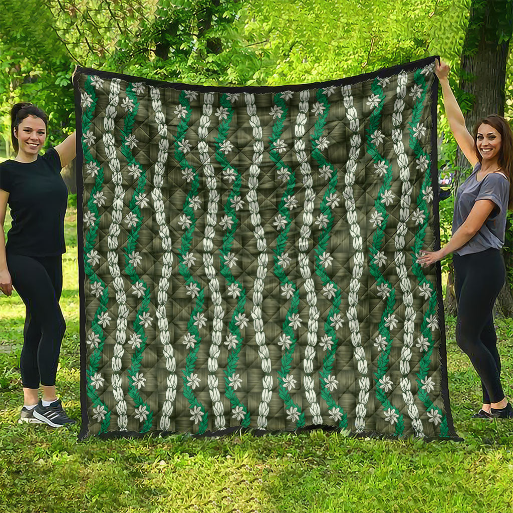 Pikake Maile Tiare Lei Quilt Omaomao Lauhala Pattern