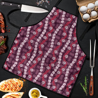 Pikake Maile Tiare Lei Apron Akala Lauhala Pattern