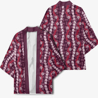 Pikake Maile Tiare Lei Kimono Akala Lauhala Pattern
