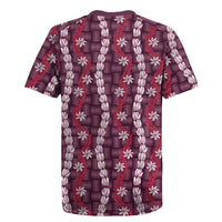 Pikake Maile Tiare Lei Rugby Jersey Akala Lauhala Pattern