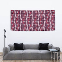 Pikake Maile Tiare Lei Tapestry Akala Lauhala Pattern