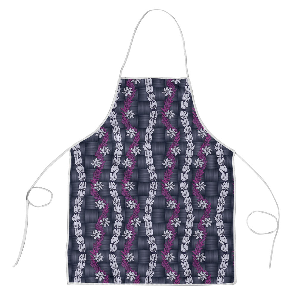 Pikake Maile Tiare Lei Apron Poni Lauhala Pattern