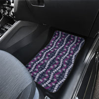 Pikake Maile Tiare Lei Car Mats Poni Lauhala Pattern