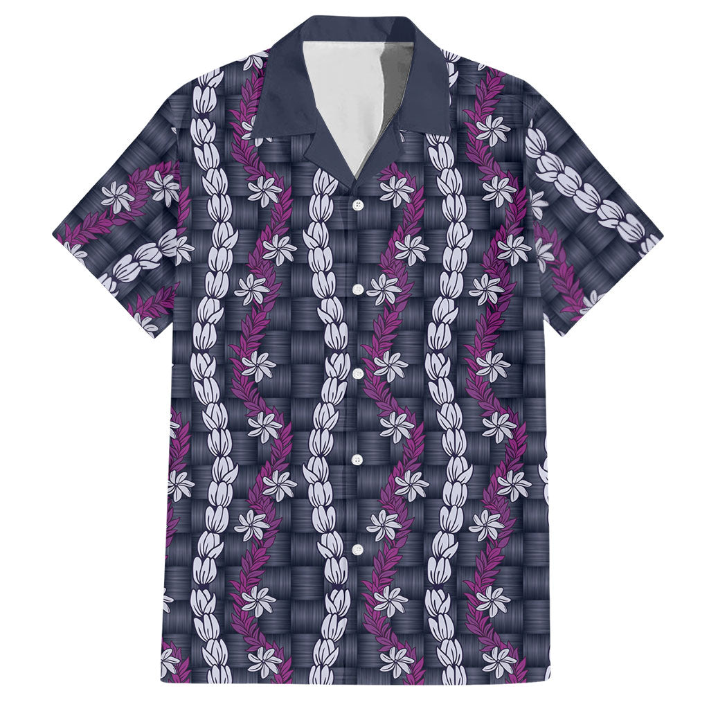 Pikake Maile Tiare Lei Hawaiian Shirt Poni Lauhala Pattern