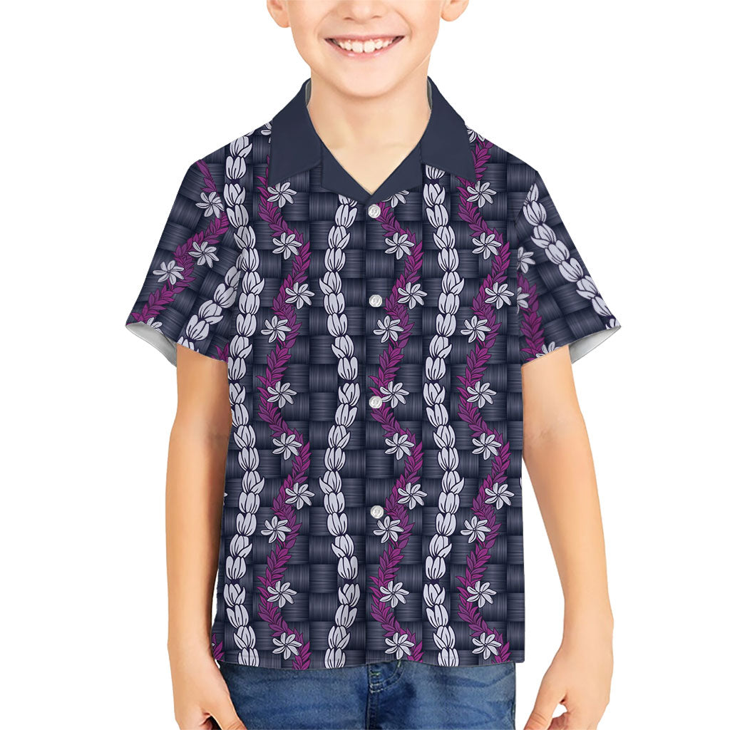 Pikake Maile Tiare Lei Hawaiian Shirt Poni Lauhala Pattern
