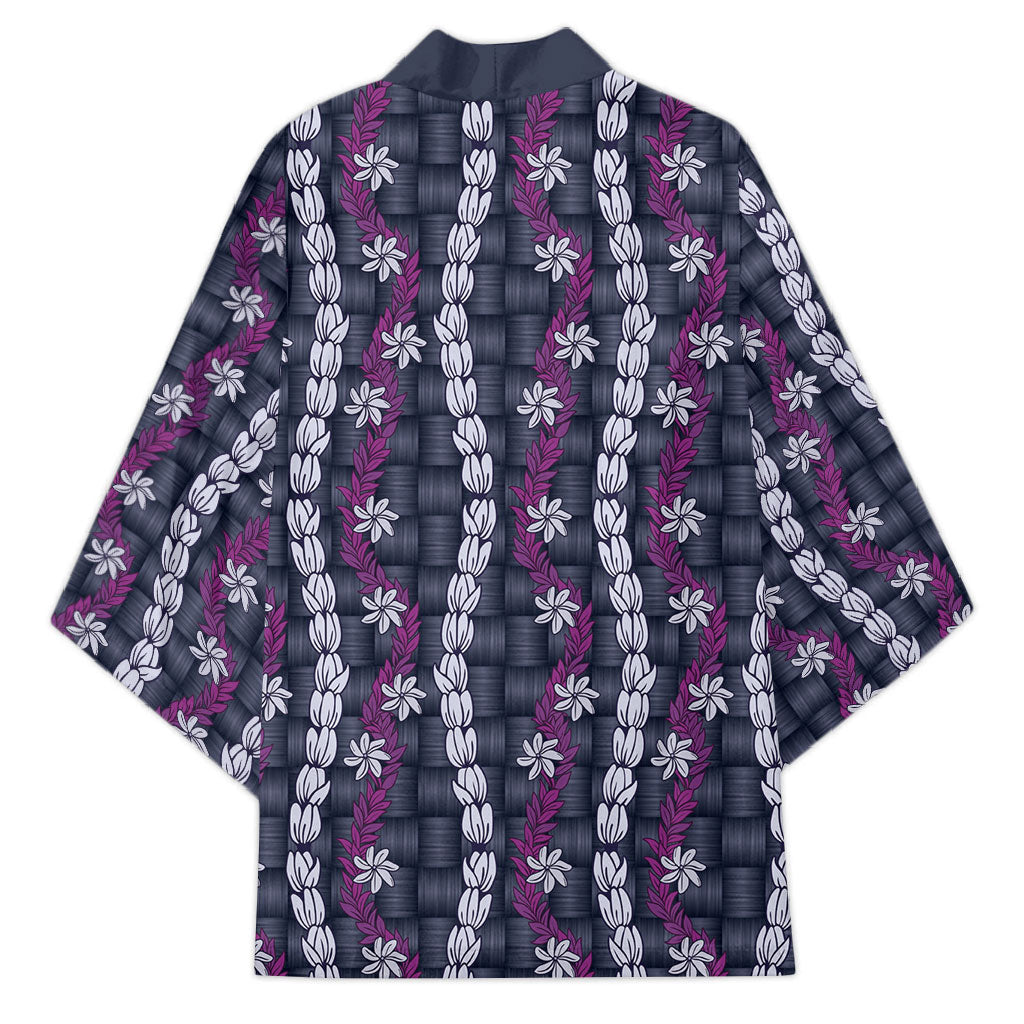 Pikake Maile Tiare Lei Kimono Poni Lauhala Pattern