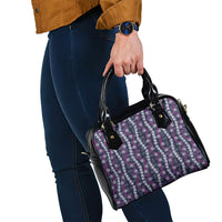 Pikake Maile Tiare Lei Shoulder Handbag Poni Lauhala Pattern