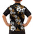 Hawaiian Hibiscus Tribal Floral Brown Family Matching Puletasi and Hawaiian Shirt Polynesian Tapa Pattern - Polynesian Pride