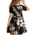 Hawaiian Hibiscus Tribal Floral Brown Family Matching Puletasi and Hawaiian Shirt Polynesian Tapa Pattern - Polynesian Pride
