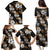 Hawaiian Hibiscus Tribal Floral Brown Family Matching Puletasi and Hawaiian Shirt Polynesian Tapa Pattern - Polynesian Pride