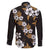 Hawaiian Hibiscus Tribal Floral Brown Family Matching Puletasi and Hawaiian Shirt Polynesian Tapa Pattern - Polynesian Pride