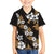 Hawaiian Hibiscus Tribal Floral Brown Family Matching Puletasi and Hawaiian Shirt Polynesian Tapa Pattern - Polynesian Pride
