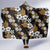 Hawaiian Hibiscus Tribal Floral Brown Hooded Blanket Polynesian Tapa Pattern - Polynesian Pride