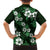 Hawaiian Hibiscus Tribal Floral Green Family Matching Puletasi and Hawaiian Shirt Polynesian Tapa Pattern - Polynesian Pride