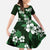 Hawaiian Hibiscus Tribal Floral Green Family Matching Puletasi and Hawaiian Shirt Polynesian Tapa Pattern - Polynesian Pride
